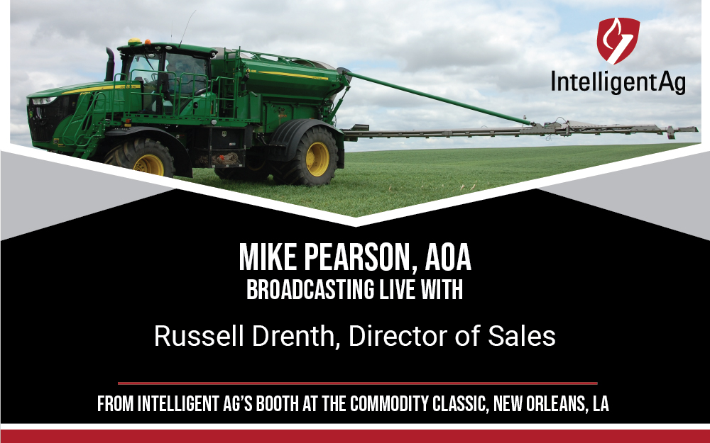 Mike Pearson with Russell Drenth at the Commodity Classic